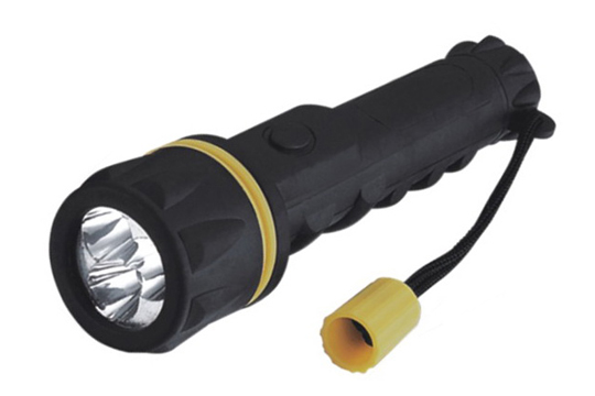 RUBBER FLASHLIGHT 